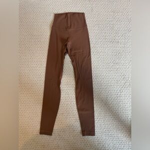 Brown Lululemon leggings size 2 Align